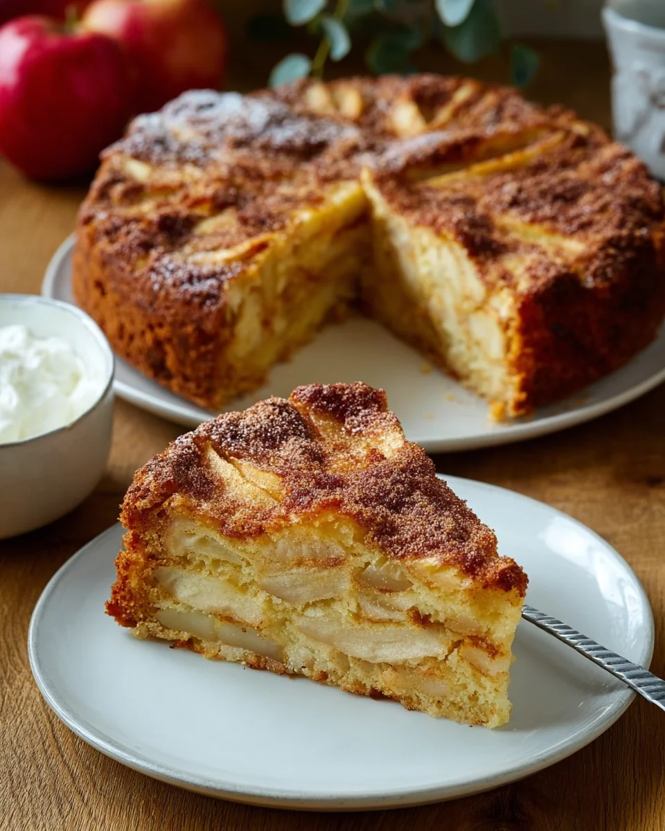Saftiger Apfelkuchen mit Joghurt image 2