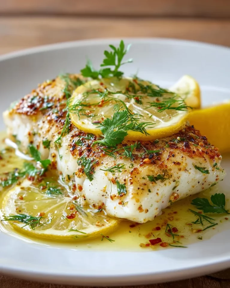 Saftiges Zitronenfischfilet aus dem Ofen – aromatisch & zart!