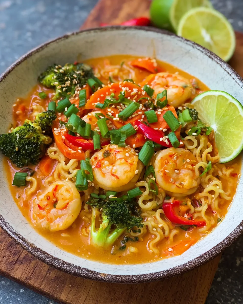 Schnelle Ramen mit Garnelen image 2