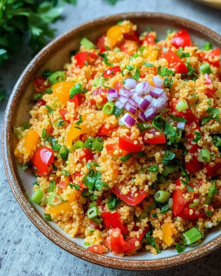 Schneller und einfacher Bulgursalat