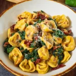 Schnelles Tortellini Rezept mit getrockneten Tomaten