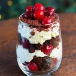 Schwarzwälder Kirsch Dessert im Glas