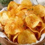 Selbstgemachte Kartoffelchips