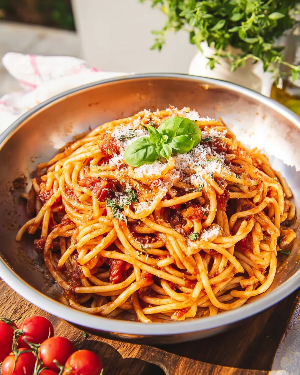 Spaghetti Napoli - italienisches Oricucumber wateralrezept image 2