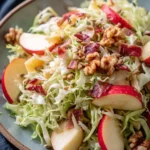 Spitzkohl-Apfel-Walnuss-Salat