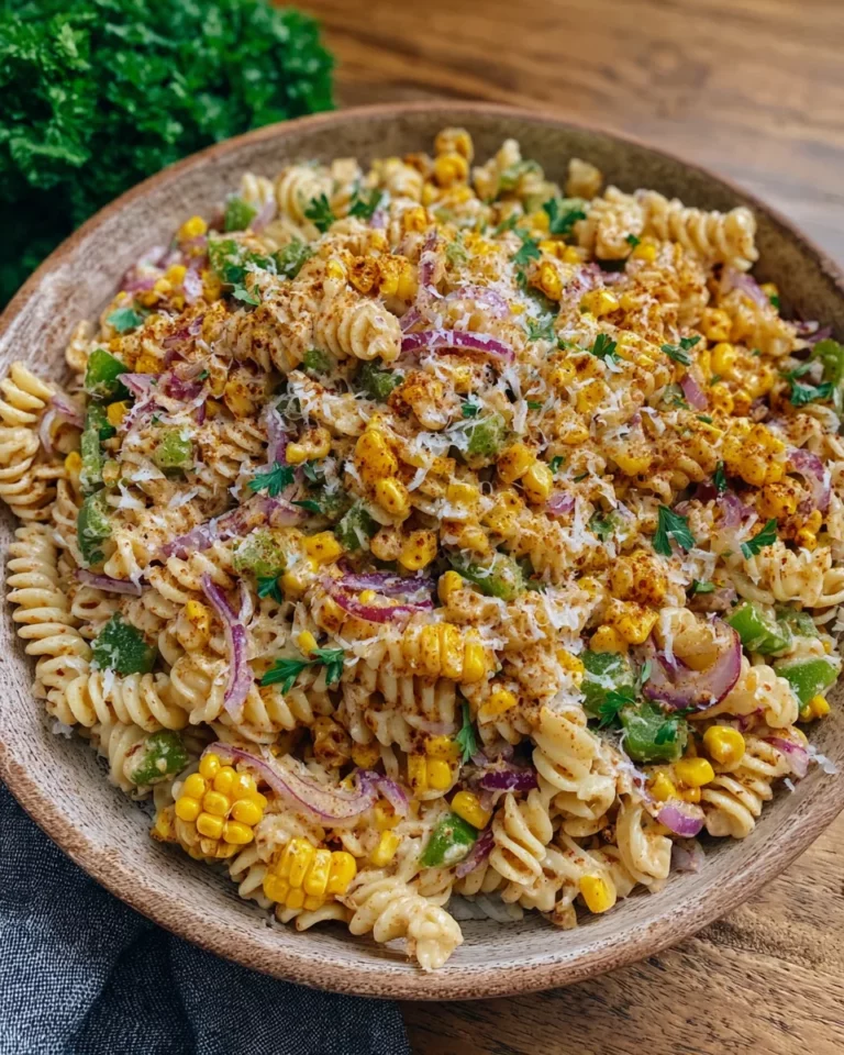 Street Corn Nudelsalat mit gebratenem Mais