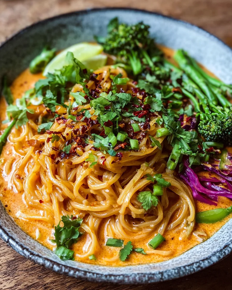 Thailändische rote Currynudeln image 2