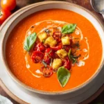 Tomaten-Paprika-Suppe aus dem Ofen