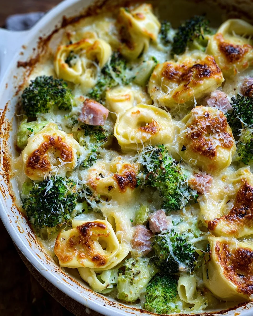 Tortellini Auflauf putenschinken Brokkoli image 2