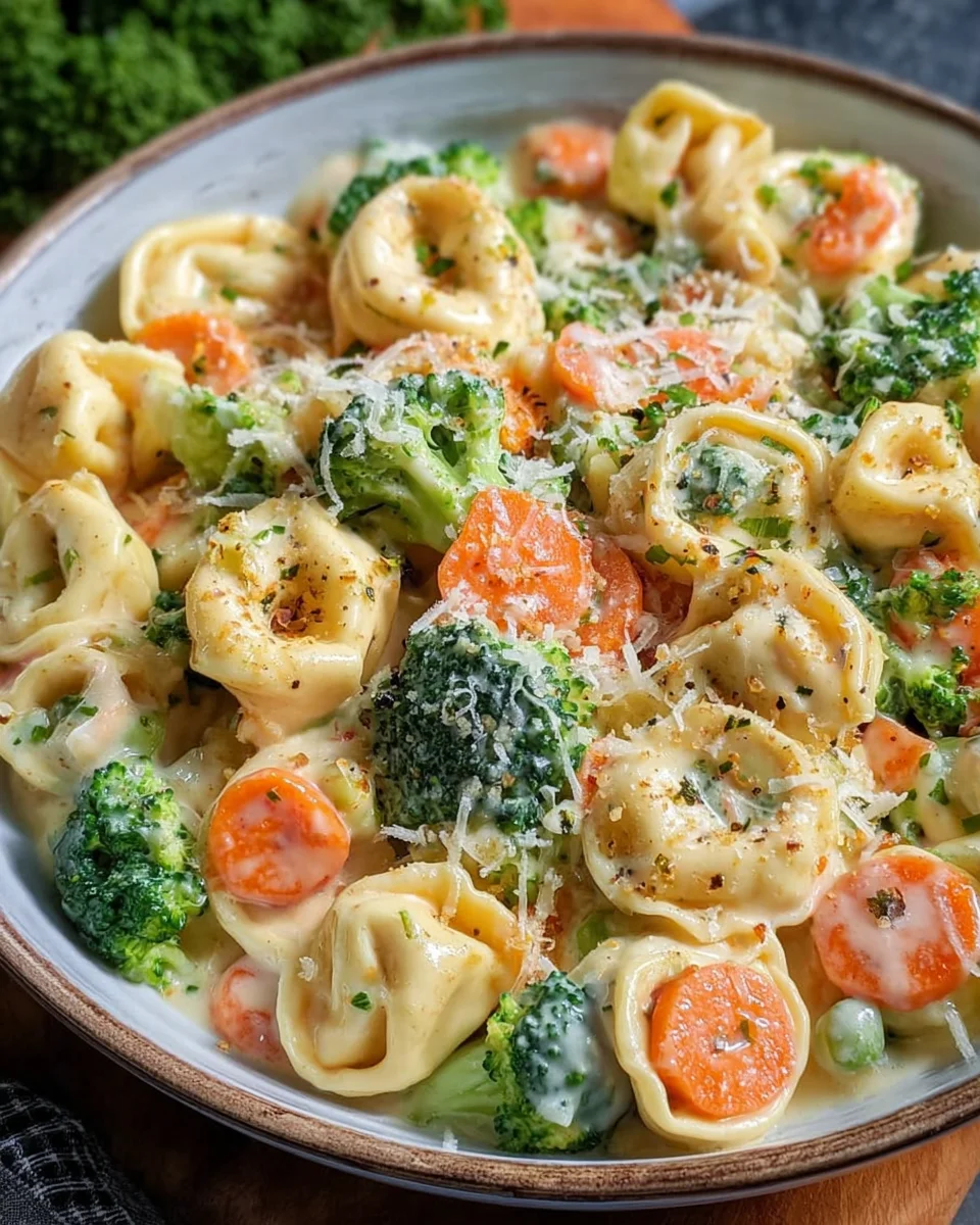 Tortellini mit Käse Sahne Soße - einfach lecker image 2