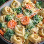 Tortellini mit Käse Sahne Soße - einfach lecker