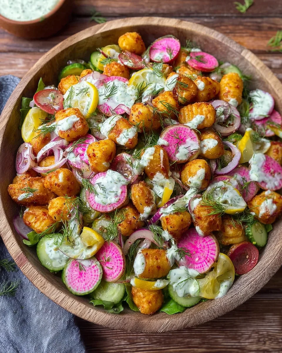 Unglaublich Lecker: Crunchy Gnocchi Salat in 35 Min image 2