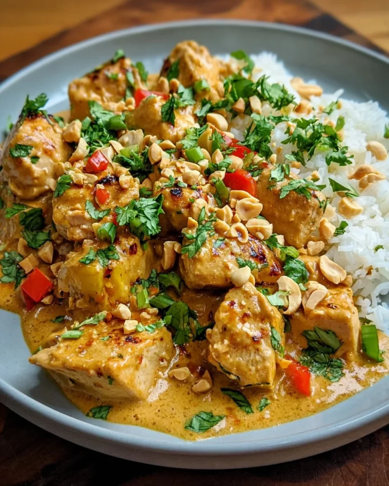 Unwiderstehliches Thai-Erdnuss-Hühnchen in 30 Min