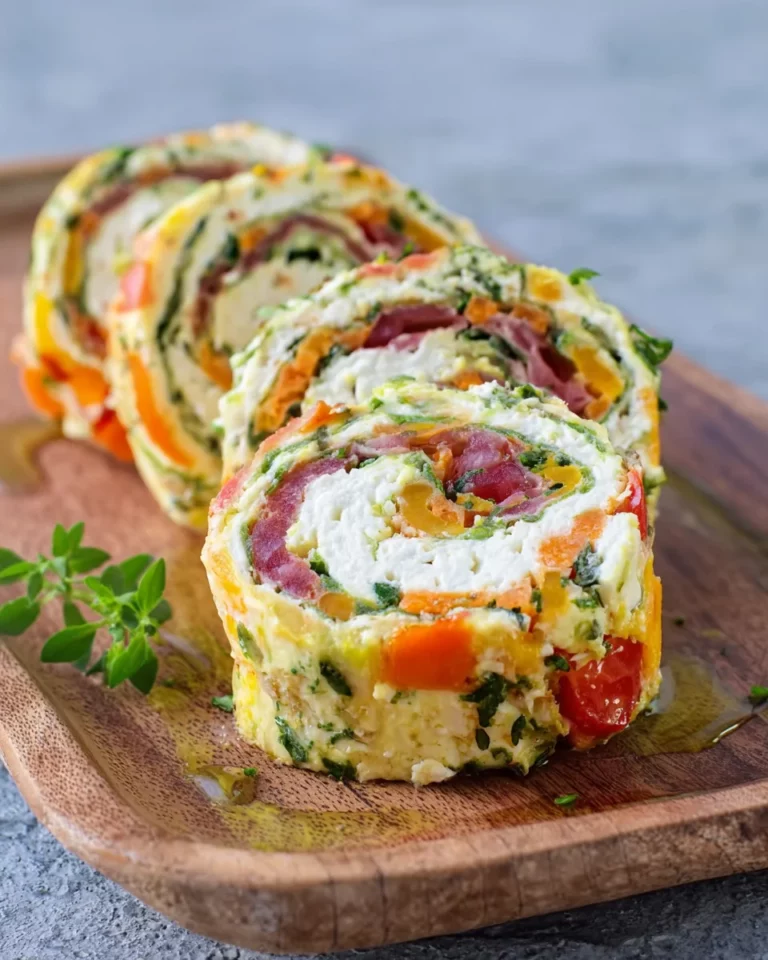 Vegetarische Gemüserolle mit Frischkäse & Feta
