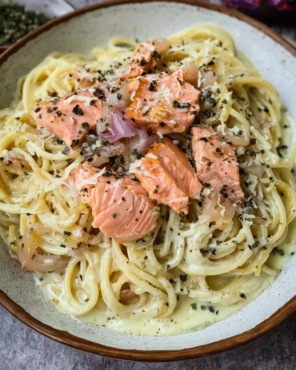 Zitronen Lachs Pasta image 2