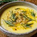 Zitronen-Rosmarin-Weißbohnensuppe