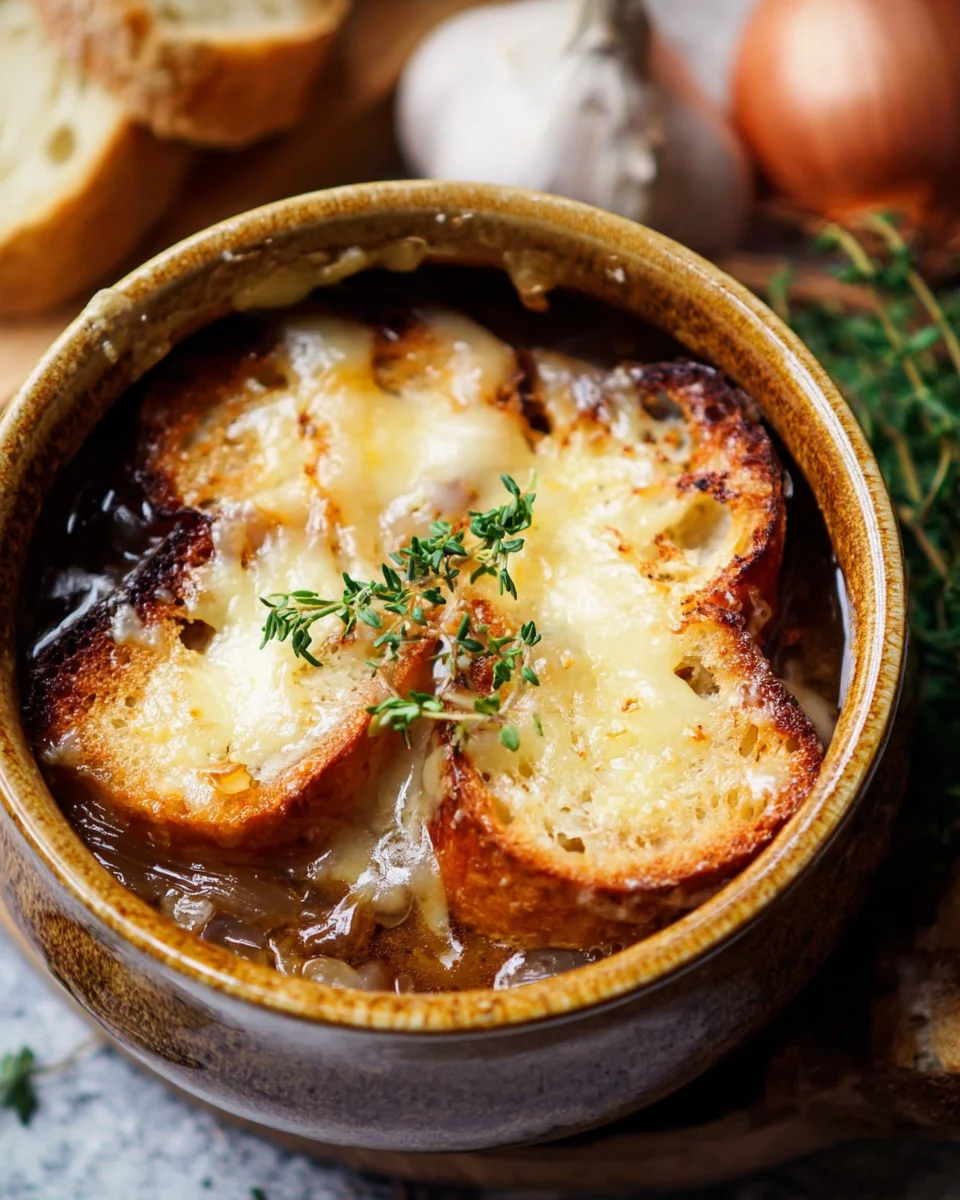 Zwiebelsuppe nach französischer Art image 2